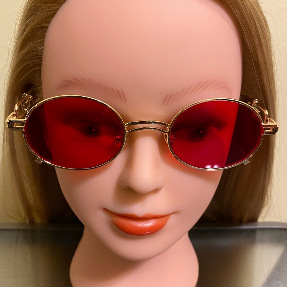 (Unisex) Red Temptation Oval Frames - image 1